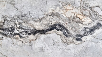 Fototapeta premium Elegant gray marble with black vein patterns creates a sophisticated natural stone surface for interior design
