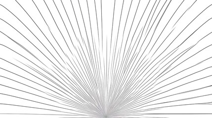 Abstract Radiating Lines Design White Background