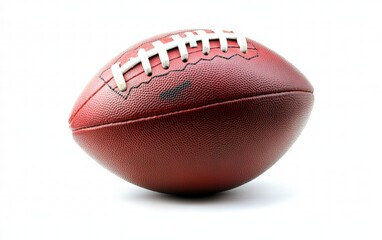 Fototapeta premium American football ball isolated on bright and clear white background