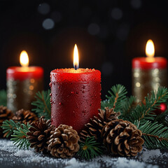 christmas candle
