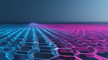 Obraz premium Abstract hexagon pattern background