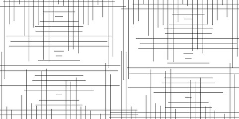 Seamless pattern with thin diagonal lines. Black and white abstract background.