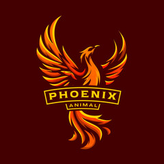 phoenix and fire bird fierce and bird