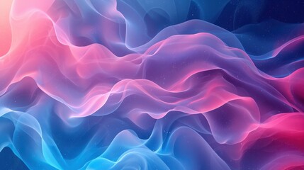 Obraz premium Abstract Pink Blue Wave Swirls Design Background
