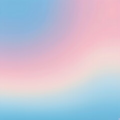 Background of gradient Baby pink to sky blue to white.
