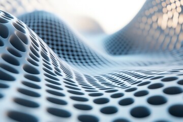 Soft Ambient Abstract Grid with Fading Light Effects