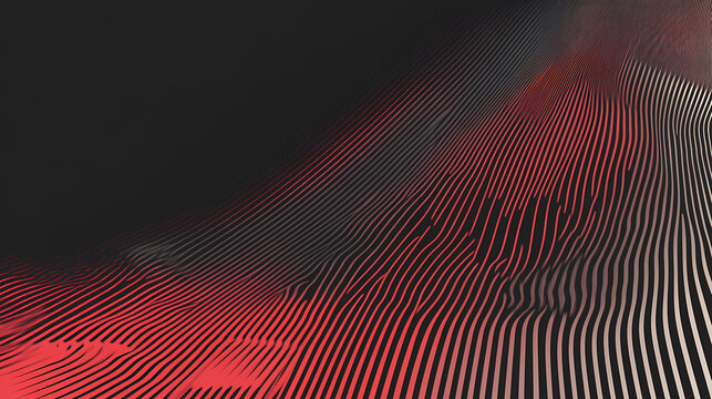 Oblique lines parallel stripes red and gray dark background. Oblique. Illustration