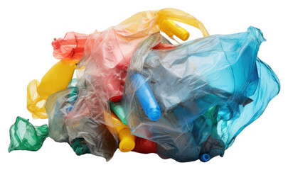 Fototapeta premium PNG Plastic bag medication pollution.