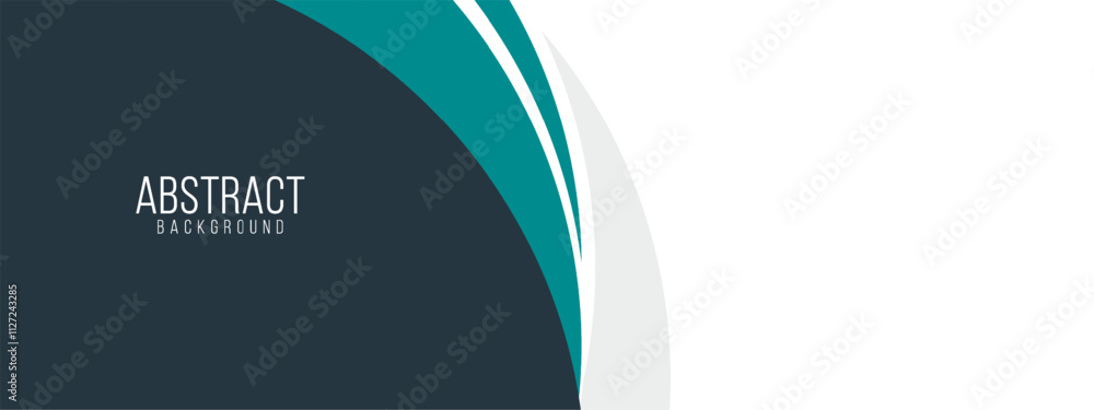 Canvas Prints abstract background showing green and white curves on dark background