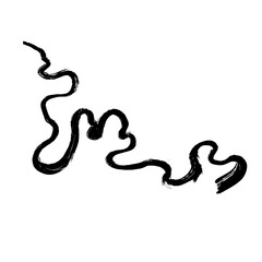 Elegant Dry Brush Grunge Wave Stroke Texture