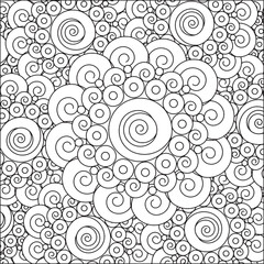 Geometric Intricate Detailed Mandala Adult Coloring Page Intricate Circular Pattern Zentangle