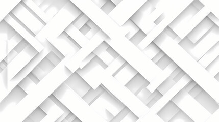Obraz premium In a simple monochromatic modern style, a white abstract geometric background has a horizontal pattern of vertical oblique stripes with crossing and angles. Oblique. Illustration