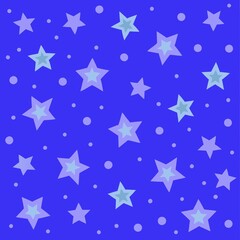 seamless pattern with stars