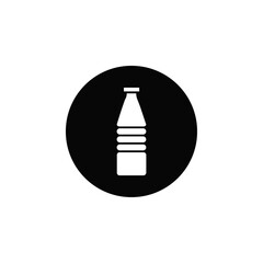 Bottle water icon Vector flat thin line illustration