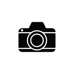 Camera icon Vector flat thin line illustration