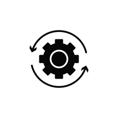 Recovery icon Vector flat thin line illustration