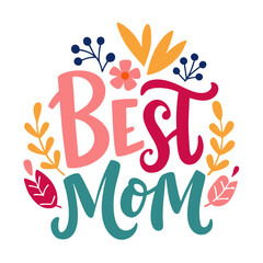 Obraz premium Mother's Day typography