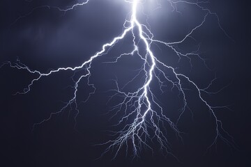 A photo of a vibrant and dynamic lightning bolt