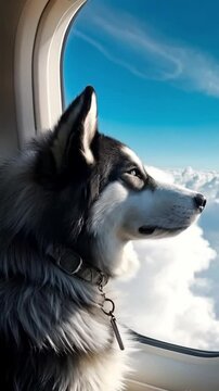 perro volador avion