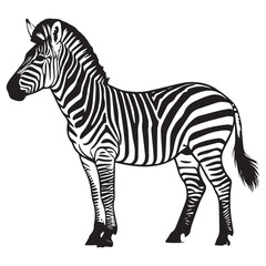 Creative black and white animal vector 