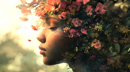 Emancipation of the soul: a surreal exploration of freedom generative ai. Etherea. Illustration