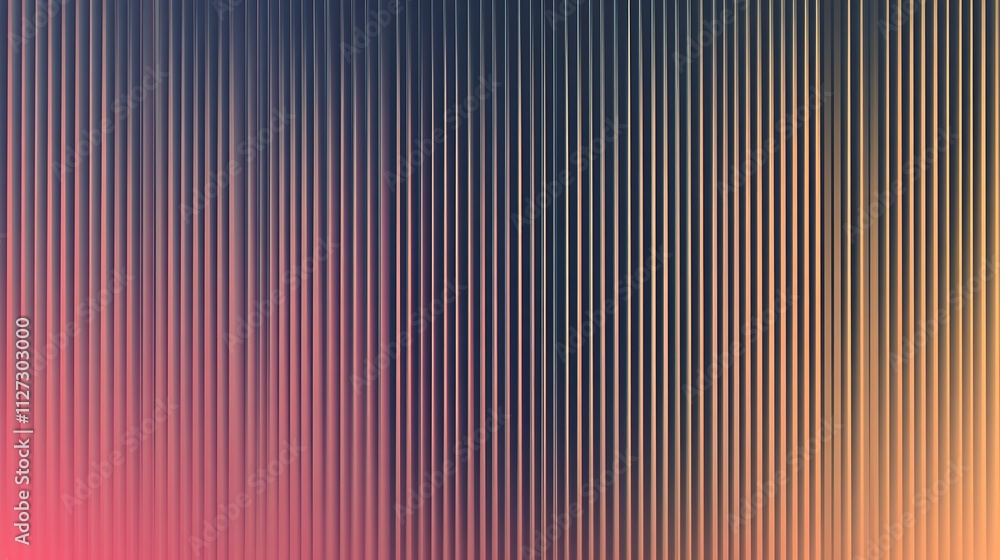 Poster abstract vertical lines gradient background design