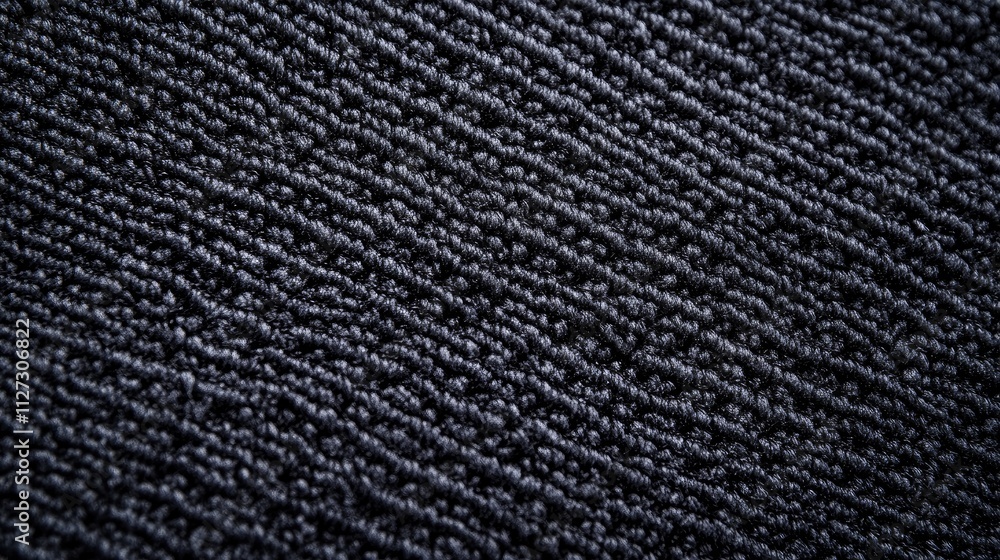 Aufkleber Black textured fabric surface create a sophisticated backdrop for design projects and advertising materials enhancing visual appeal and depth.