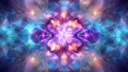 Beautifully fantastic illustration purple and blue geometric backgroun, beautifully fantastic illustration purple and blue geometric background. Etherea. Illustration