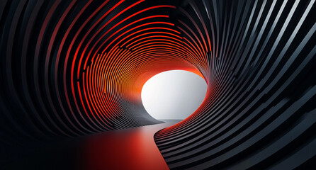 Modern Fibonacci Sequence, abstract wallpaper in high resolution, ideal for pc screen, web, social media and advertising. Artistic design with futuristic shapes.