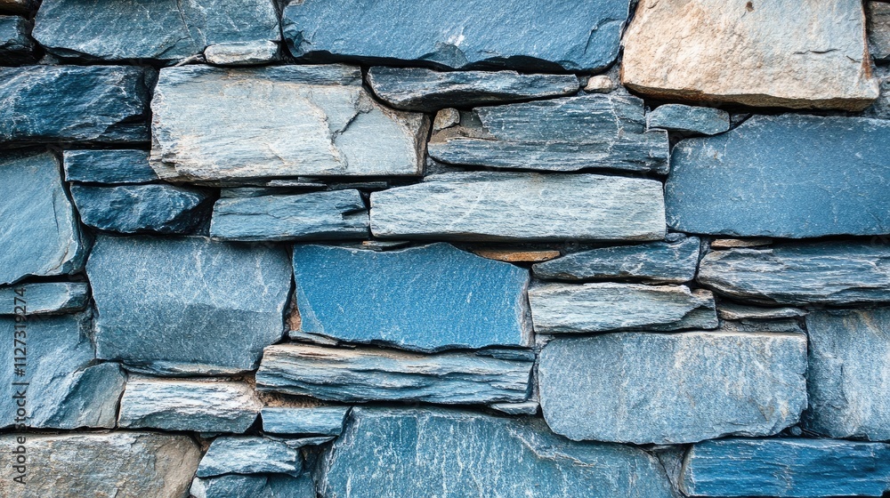 Poster blue stone wall texture background featuring a classic gradient color palette with abstract elements