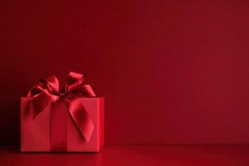 Gift box presentation holiday celebration product photography studio setting close-up view surprise element for festivities