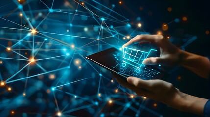 E-commerce, Online Shopping, Digital Retail, Global Marketplace,  Cyber Shopping Experience