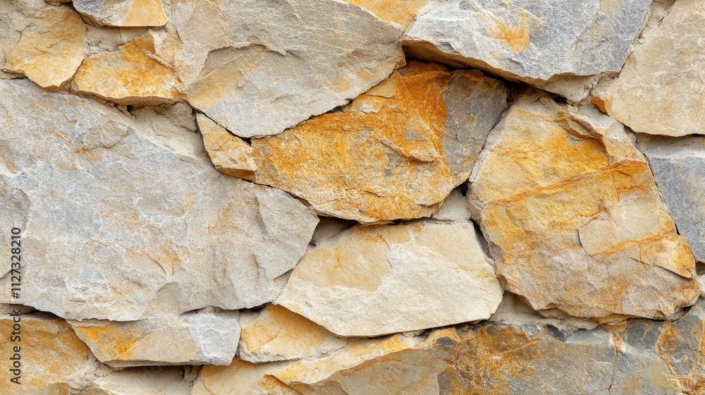 Poster natural textured stone wall surface with varying shades of color and unique patterns ideal for archi
