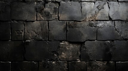 Aged and cracked concrete brick wall texture with a vintage feel for architectural and design backgrounds