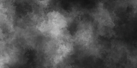 Rustic modern art watercolor atmosphere overlay effect black smoke texture overlays on abstract powder explosions Isolated background, dark gray distressed paper textured illustration grunge texture. 