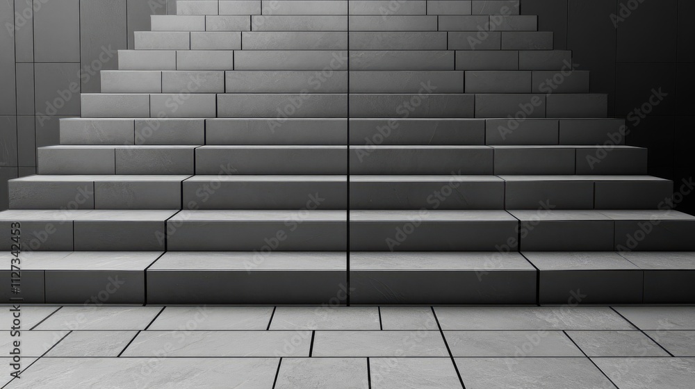 Poster grey concrete stair texture background with a detailed pattern ideal for architectural design and ur