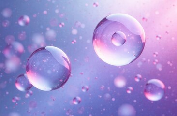Abstract background with striking bubbles and a kaleidoscope of colorful bokeh.