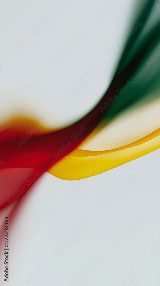 Poster smooth, elegant curves create a dynamic and vibrant abstract composition, offering a perfect backdro
