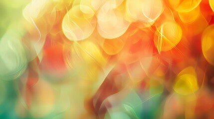 Blurred colorful lights creating a vibrant and festive abstract background, perfect for design projects needing a touch of energy and celebration