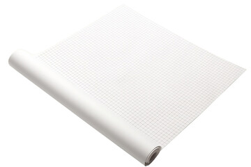 Precision Graphing Paper Isolated on Transparent Background Generative AI