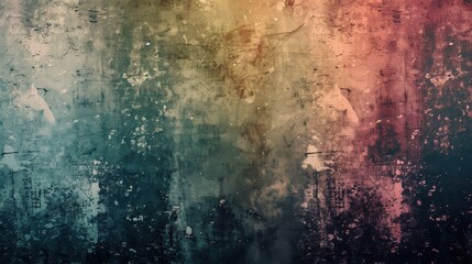 Abstract Textured Wall Background With Varied Hues
