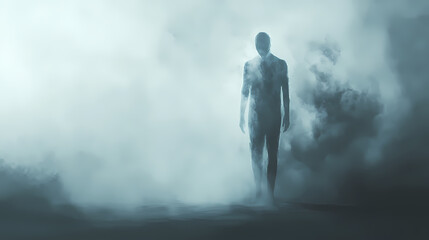 highresolution ghostly figure