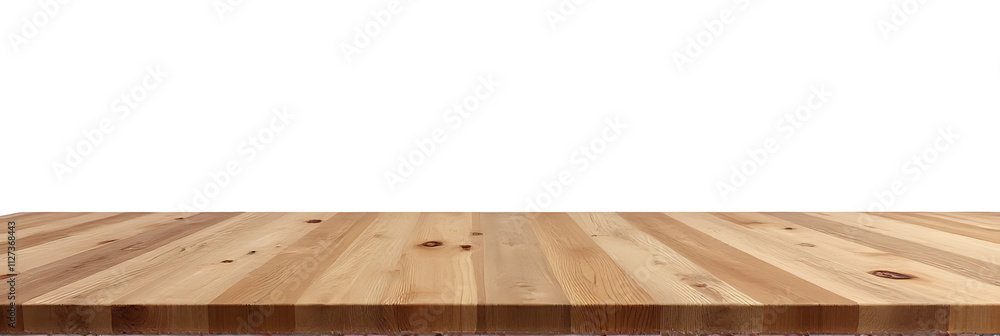 Aufkleber the beautiful texture of the wooden tabletop is showcased against a clean white background with prec