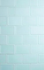 Obraz premium Soft blue pastel tone of a textured tile wall provides a soothing background for home and kitchen decoration ideas._00002_