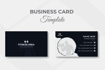 Business card fitness and gym body building