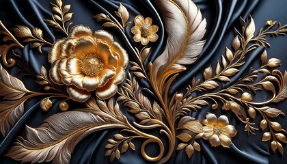 fractal background with ornament