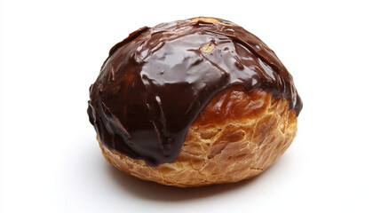 Bossche Bol - A traditional Dutch pastry filled with cream and coated in rich chocolate glaze.