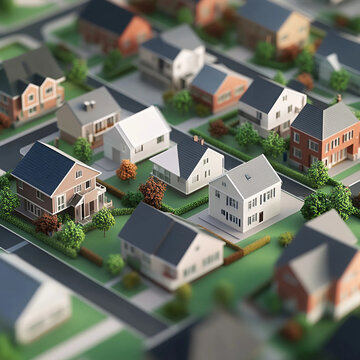 Viviendas unifamiliares en una urbanizaci&oacute;n