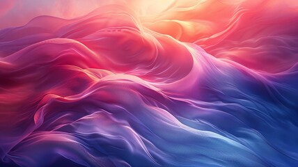 Obraz premium Smooth gradient background blending vibrant colors like pink purple and blue for a modern and eye-catching design