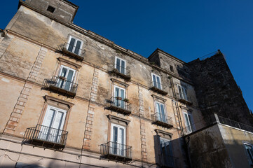 Teano, Campania. View of the historic center 1124